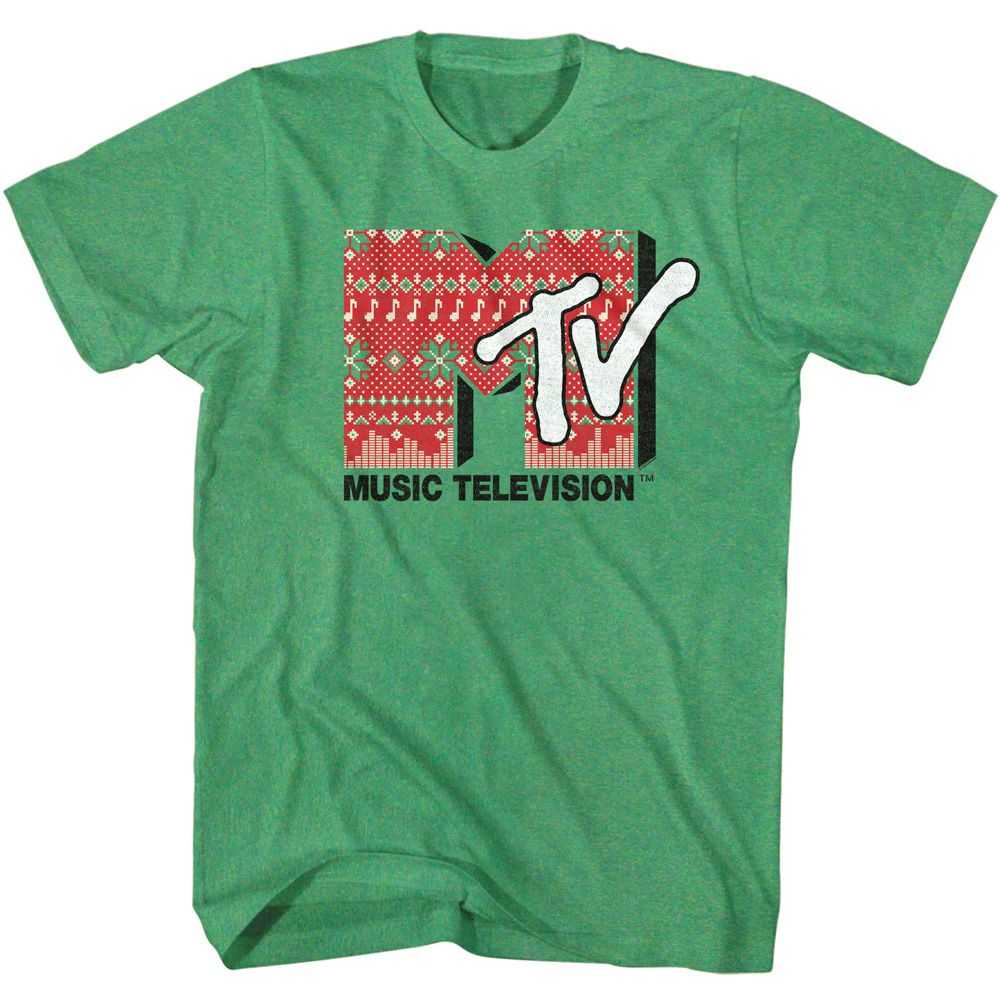Mtv - MTV CHRISTMAS SWEATER Adult Shirt
