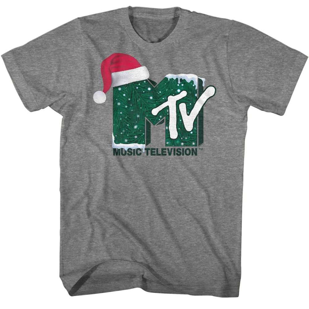 Mtv - MTV SANTA HAT Adult Shirt