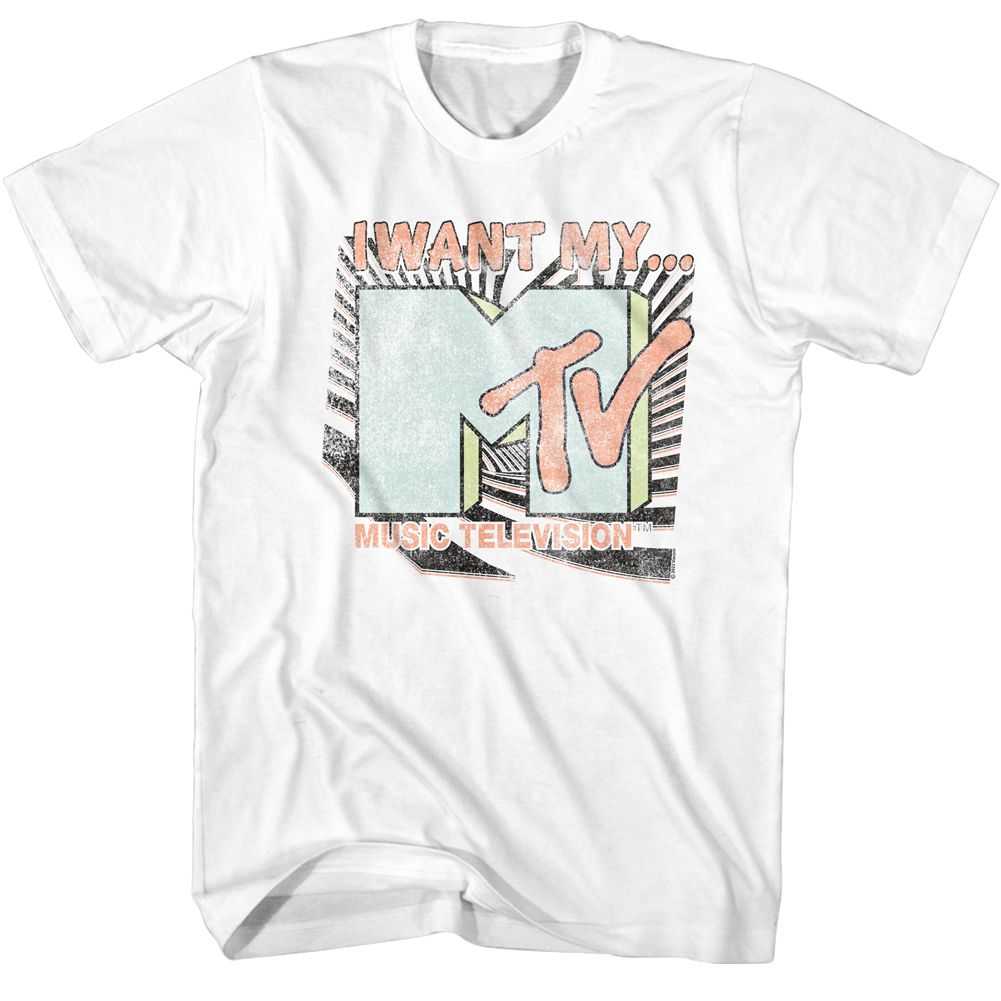 Mtv - MTV-I WANT MY MTV Adult Shirt