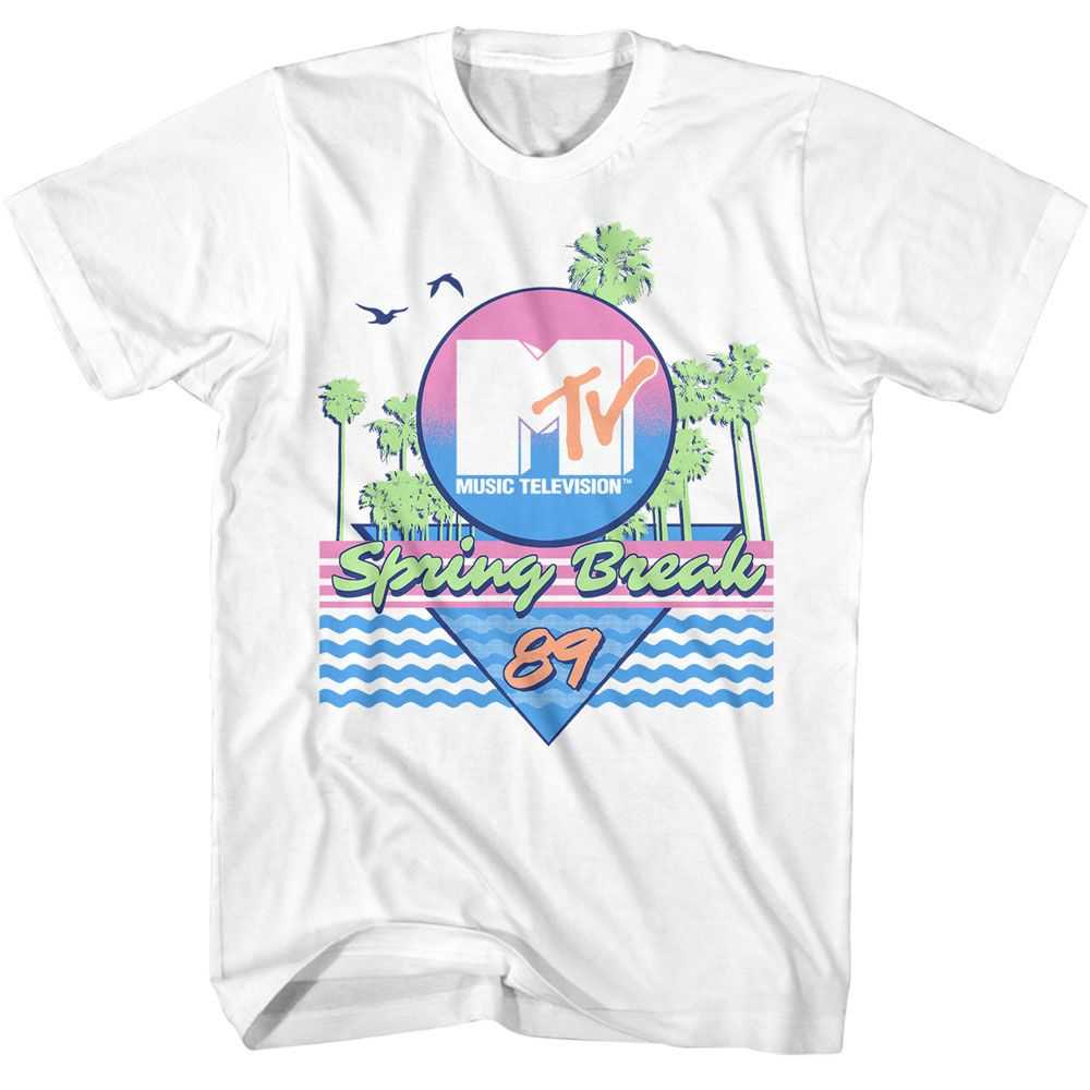 Mtv - MTV SPRING BREAK 89 Adult Shirt