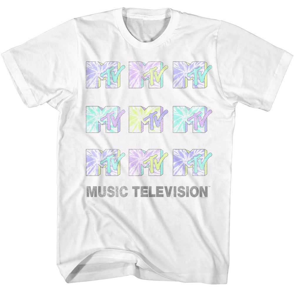 Mtv - MTV TIE DYE LOGOS Adult Shirt