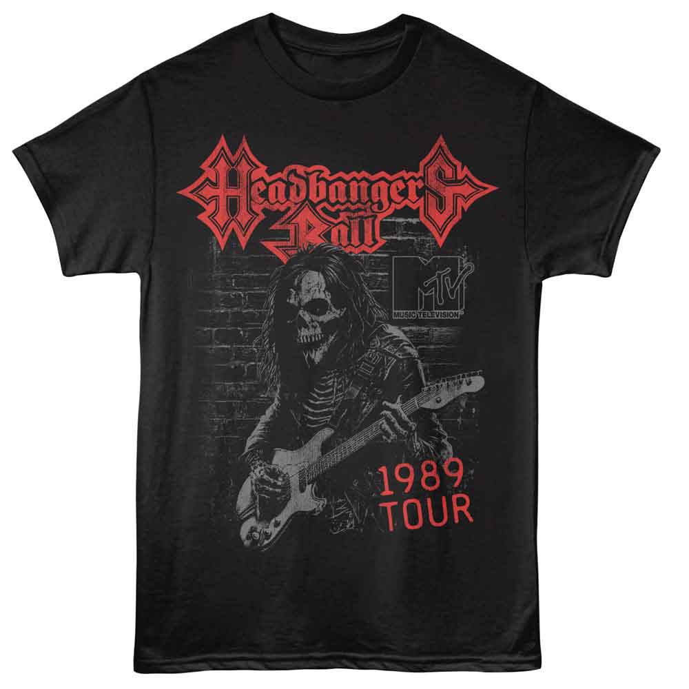 Mtv - MTV SKELETON GUITAR Adult Shirt