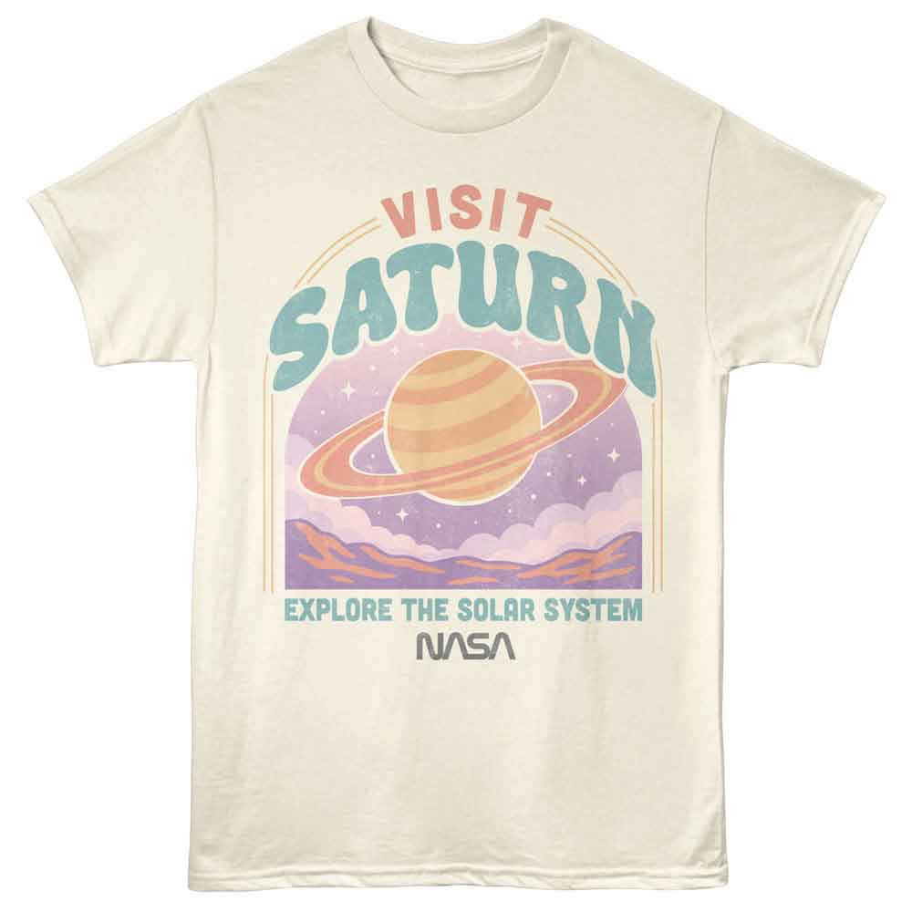 Nasa - NASA VISIT SATURN Adult Shirt