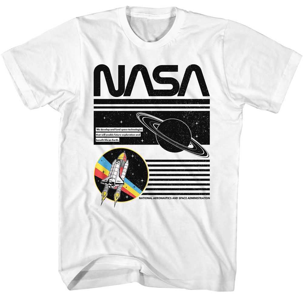 Nasa - NASA SATURN Adult Shirt