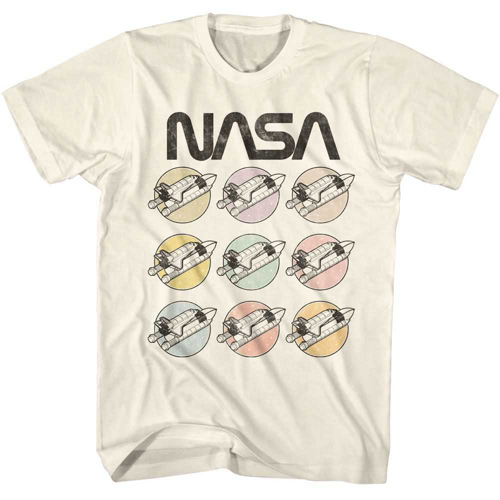 Nasa - NASA PASTEL ROCKETS Adult Shirt