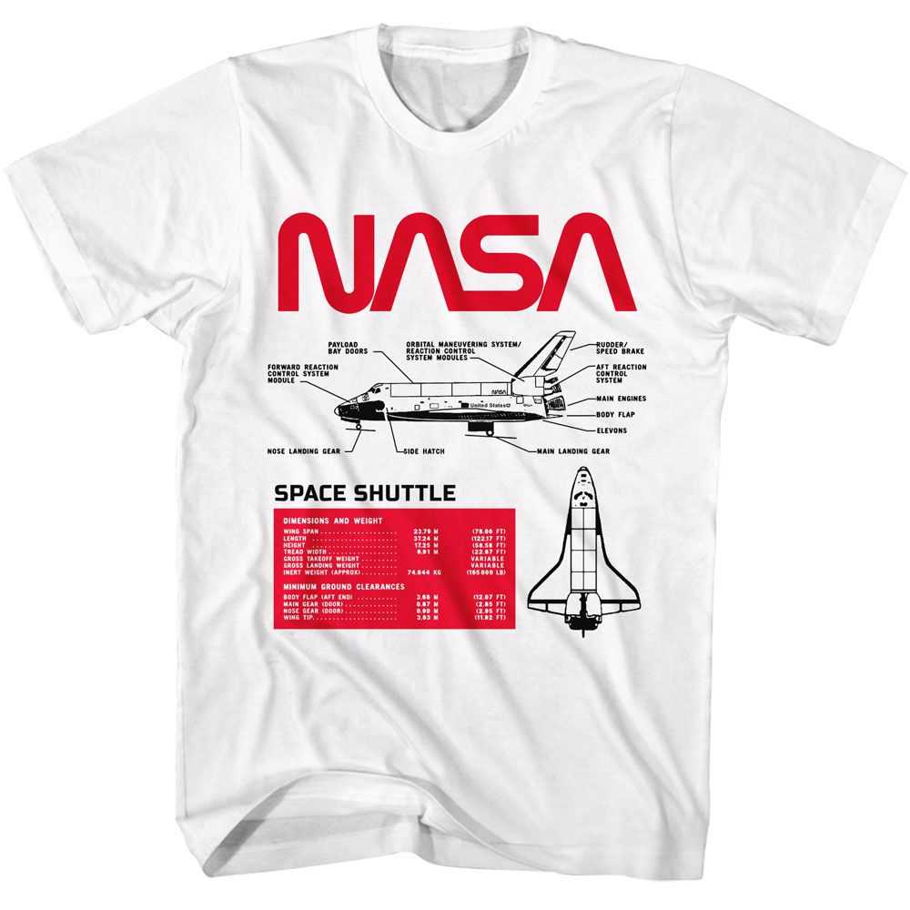 Nasa - NASA SPACE SHUTTLE SPECS Adult Shirt