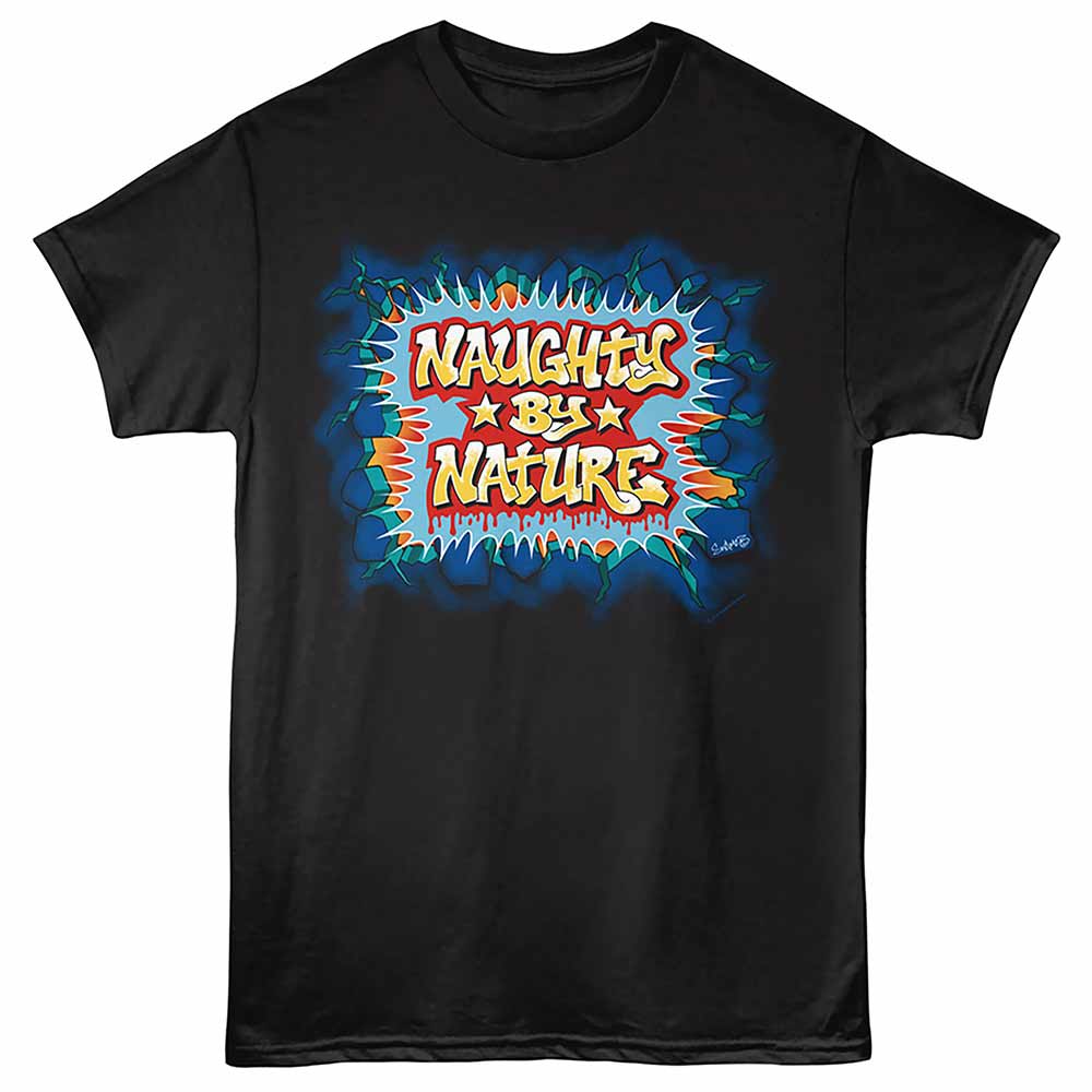 Naughty By Nature - NAUGHTY BY NATURE GRAFFITI Adult Shirt