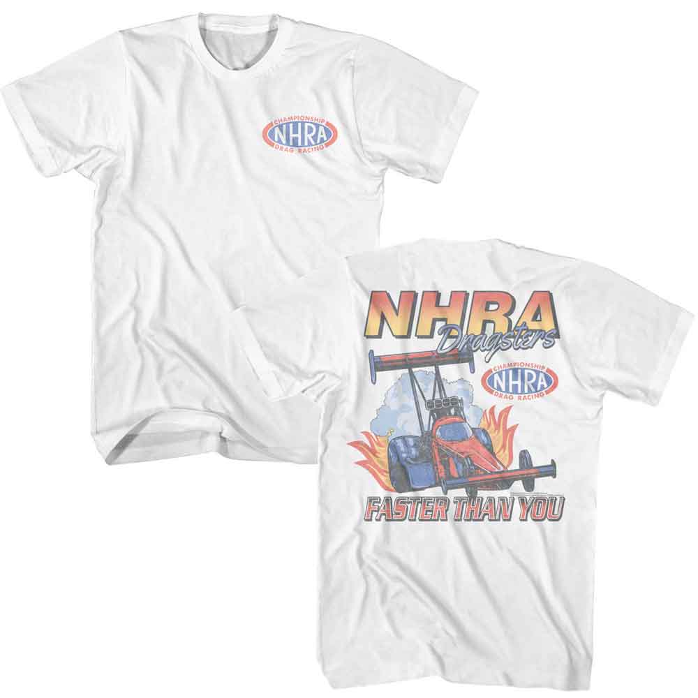 Nhra - NHRA FASTER THAN Adult Shirt