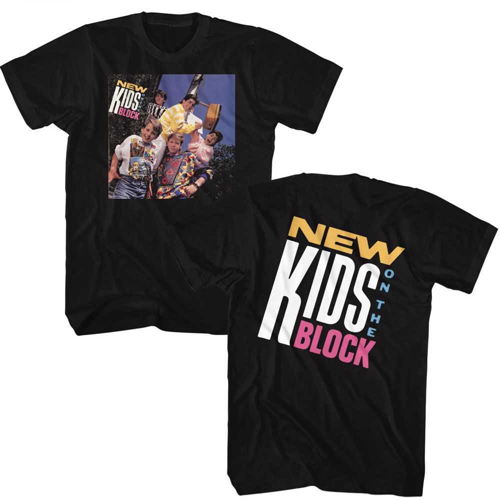 New Kids on the Block - NKOTB DEBUT ALBUM FRONT AND BACK Adult Shirt
