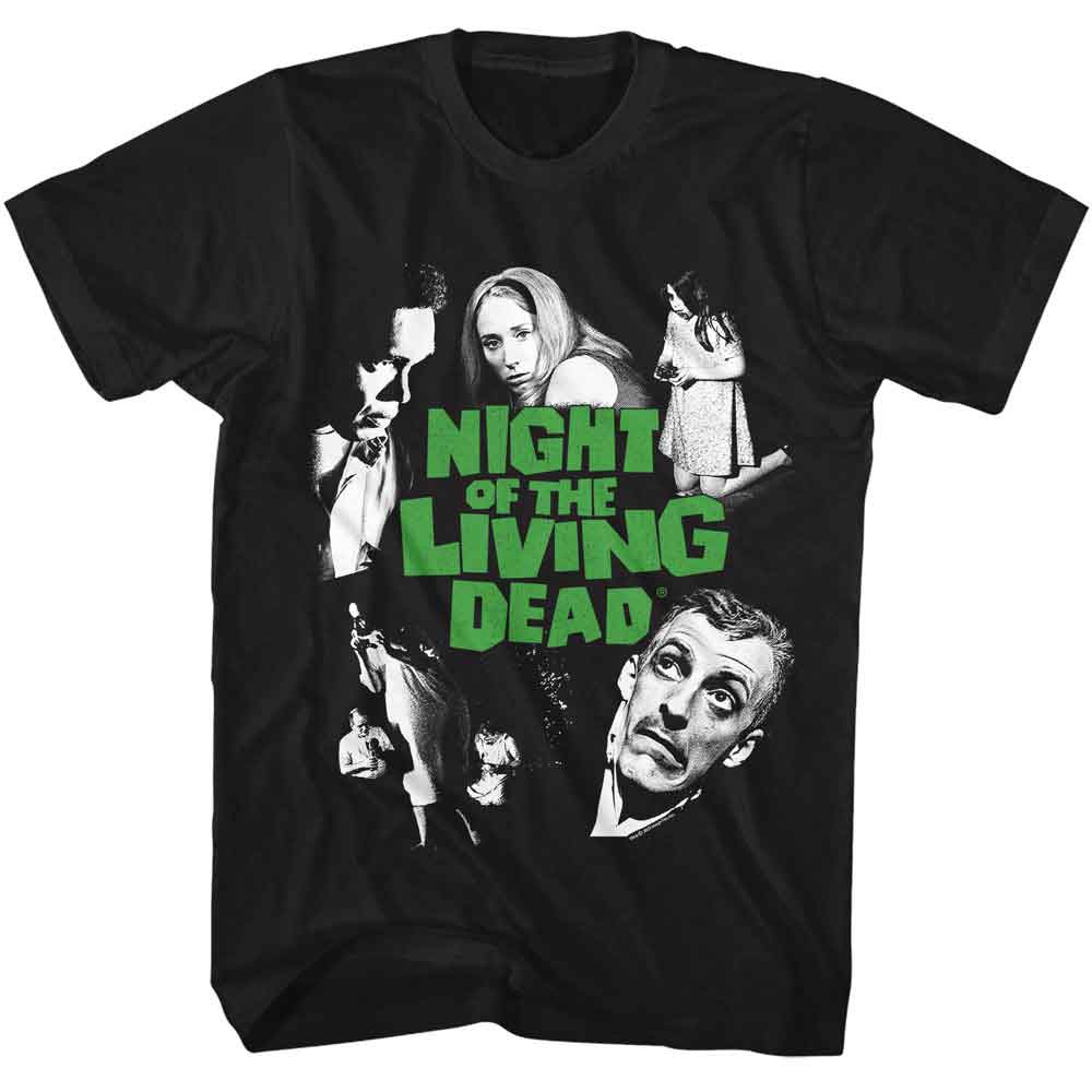 Night of the Living Dead - NLD NIGHT COLLAGE Adult Shirt