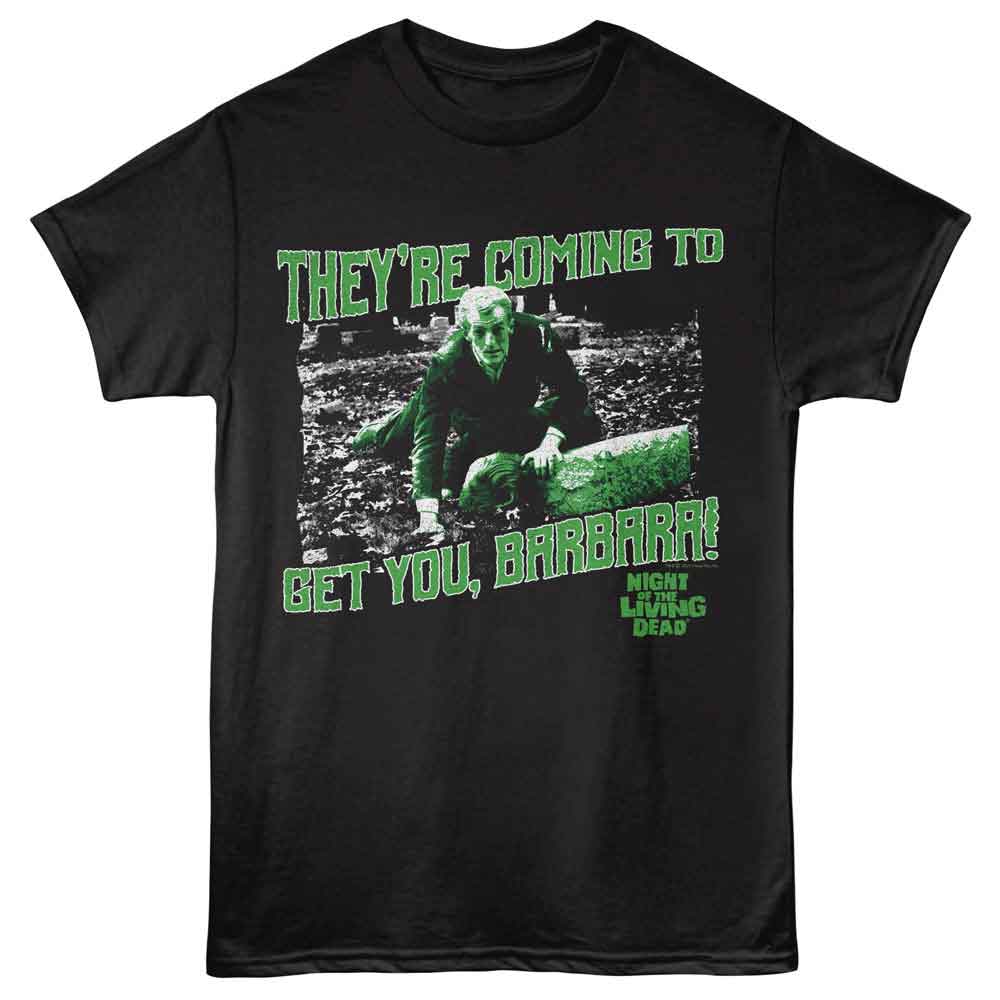 Night of the Living Dead - NOTLD COMING TO GET YOU BARBARA Adult Shirt