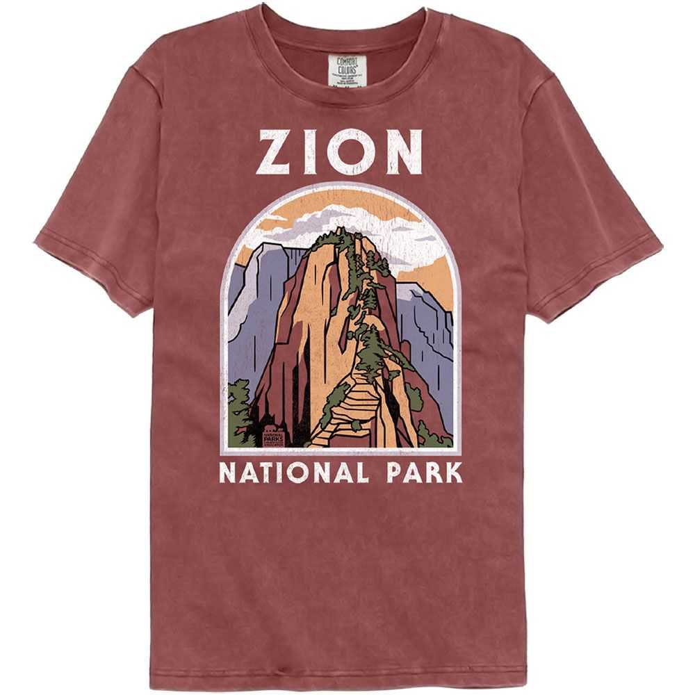 National Parks - ZION ANGELS LANDING Adult Shirt