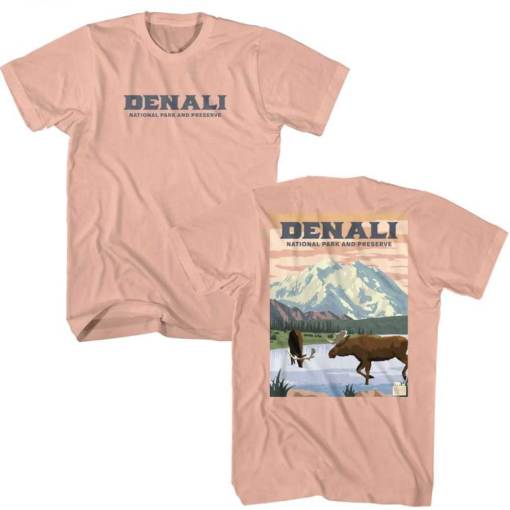 National Parks - DENALI POSTER ART Adult Shirt