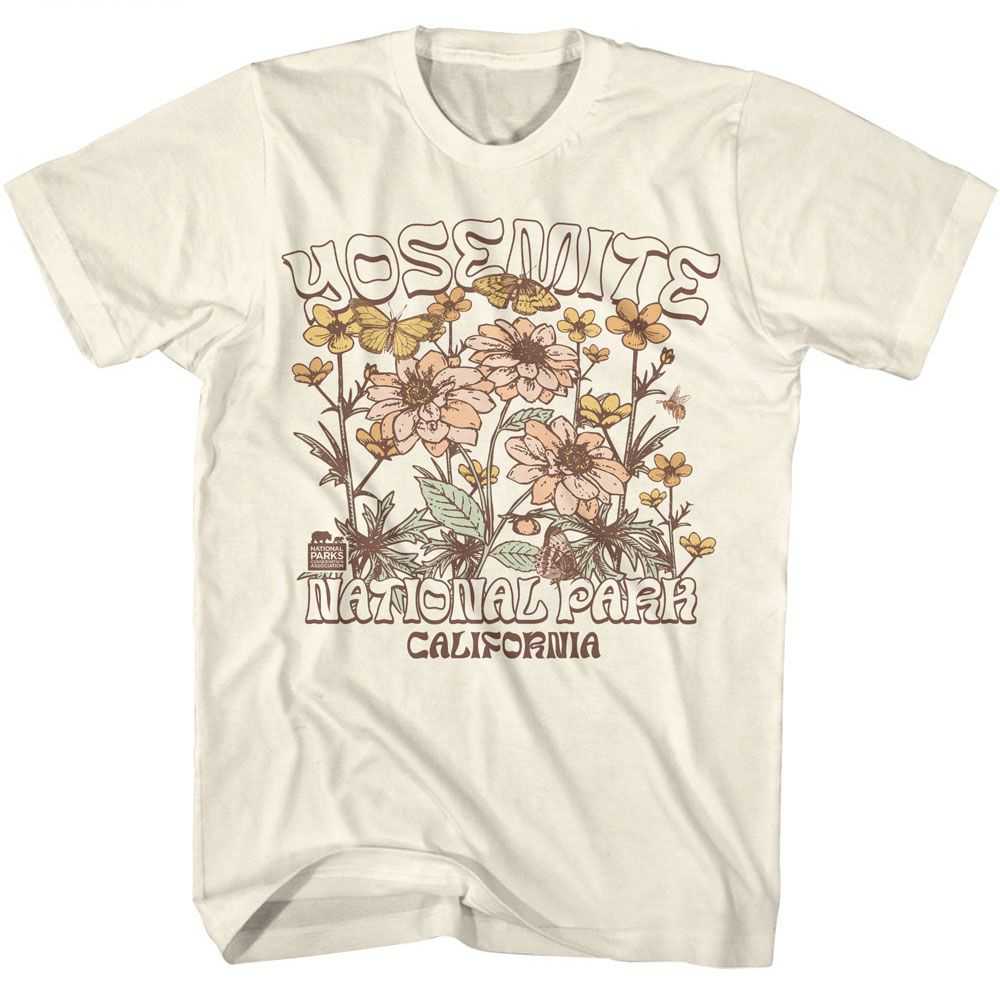 National Parks - YOSEMITE FLORAL Adult Shirt