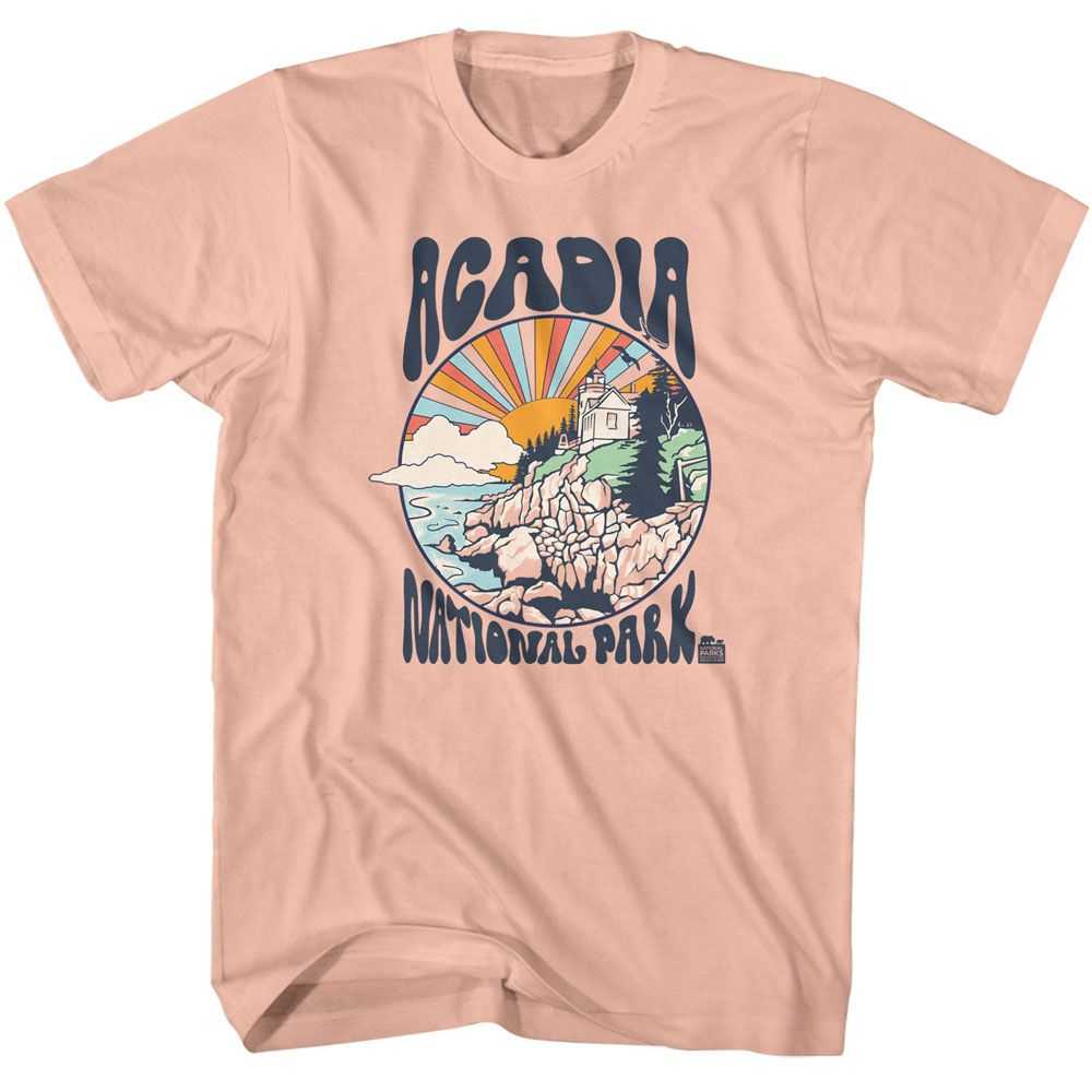 National Parks - ACADIA COLORFUL SUN Adult Shirt