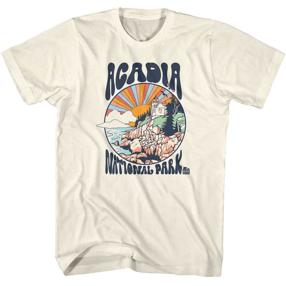 National Parks - ACADIA COLORFUL SUN Adult Shirt