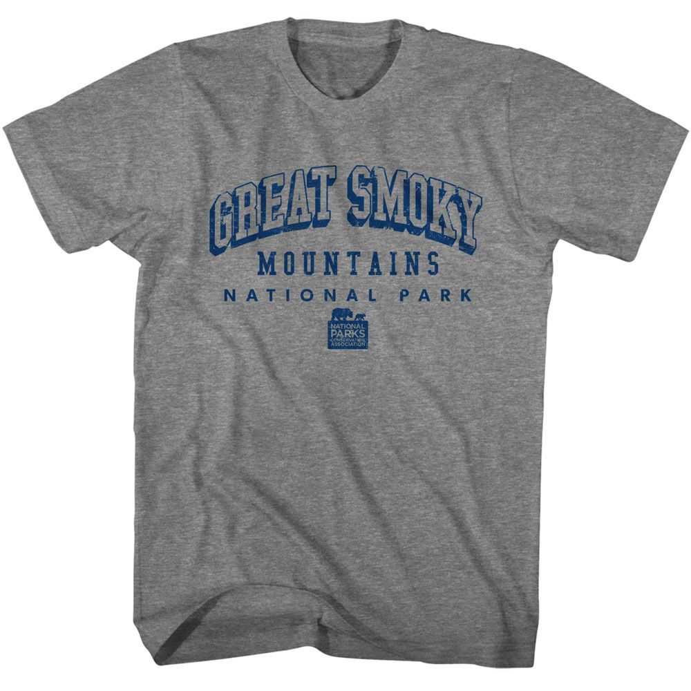 National Parks - SMOKY MTN COLLEGIATE Adult Shirt