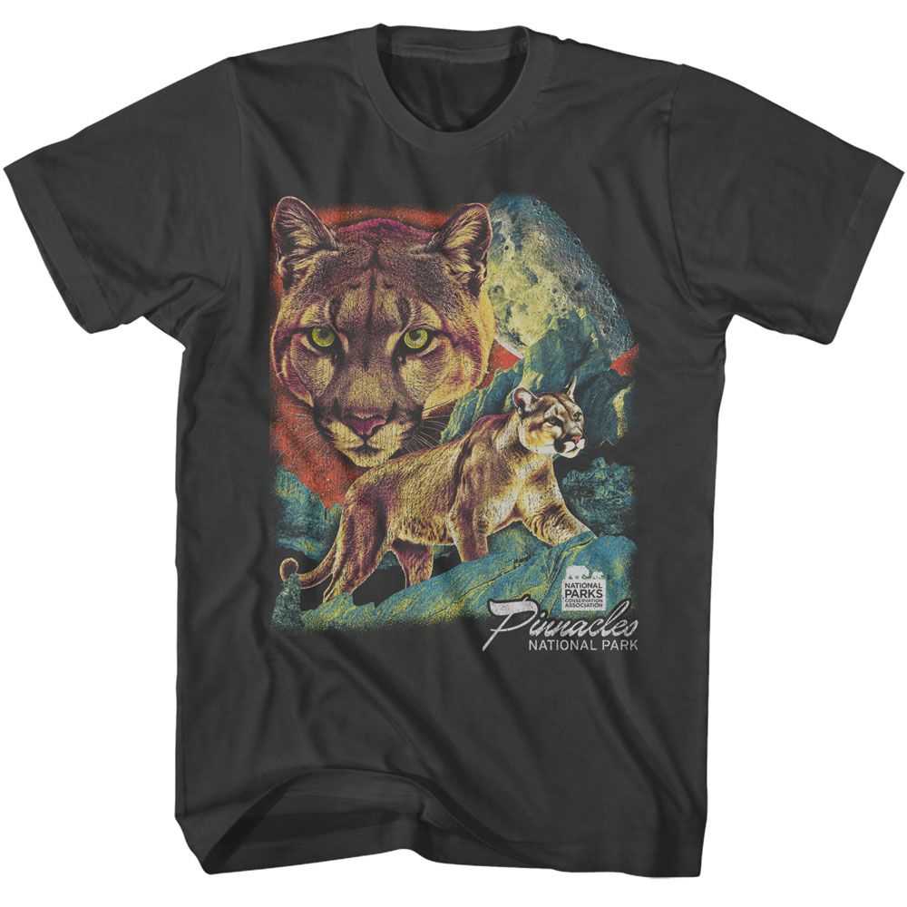National Parks - PINNACLES NP MOUNTAIN LION Adult Shirt