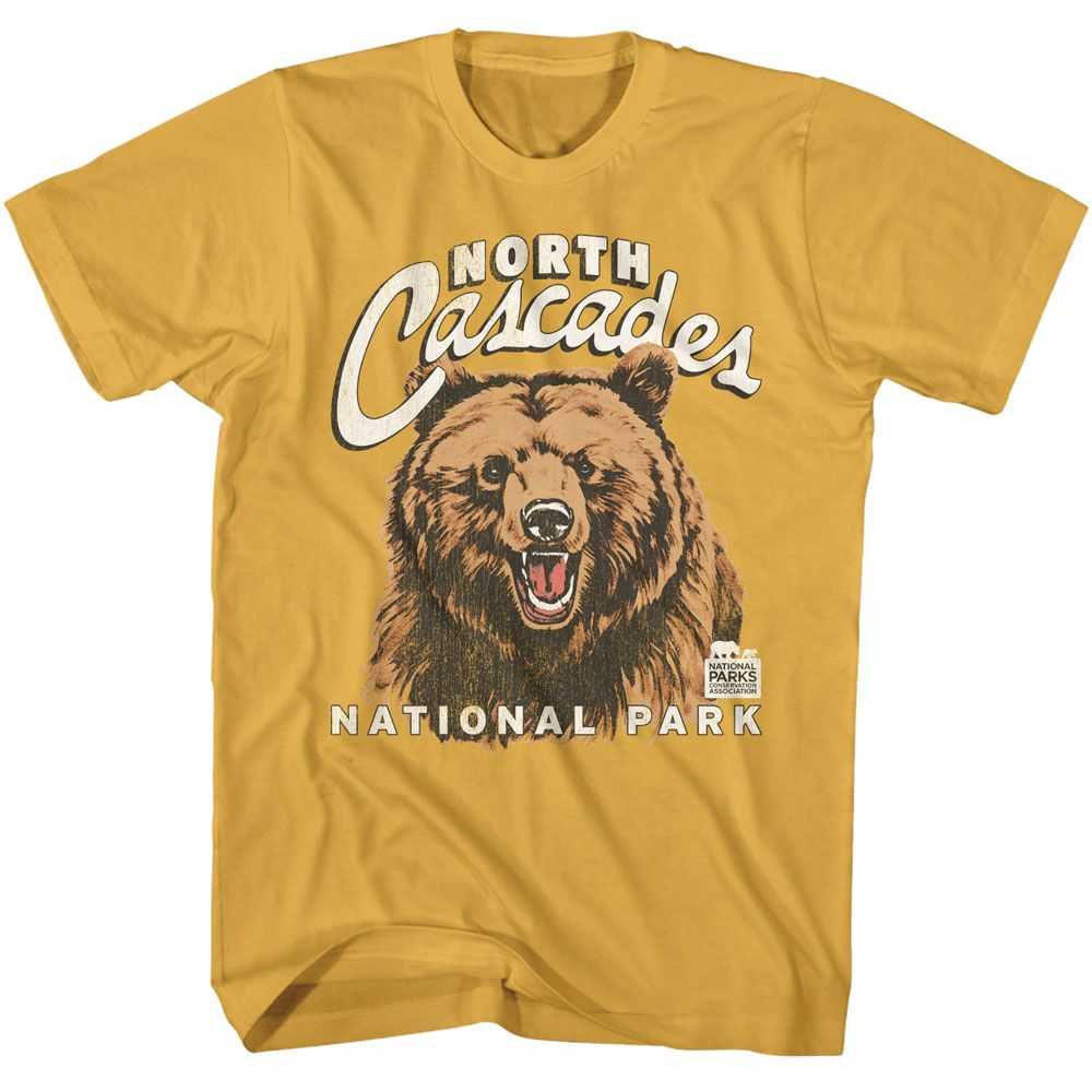 National Parks - NORTH CASCADES NP GRIZZLY Adult Shirt