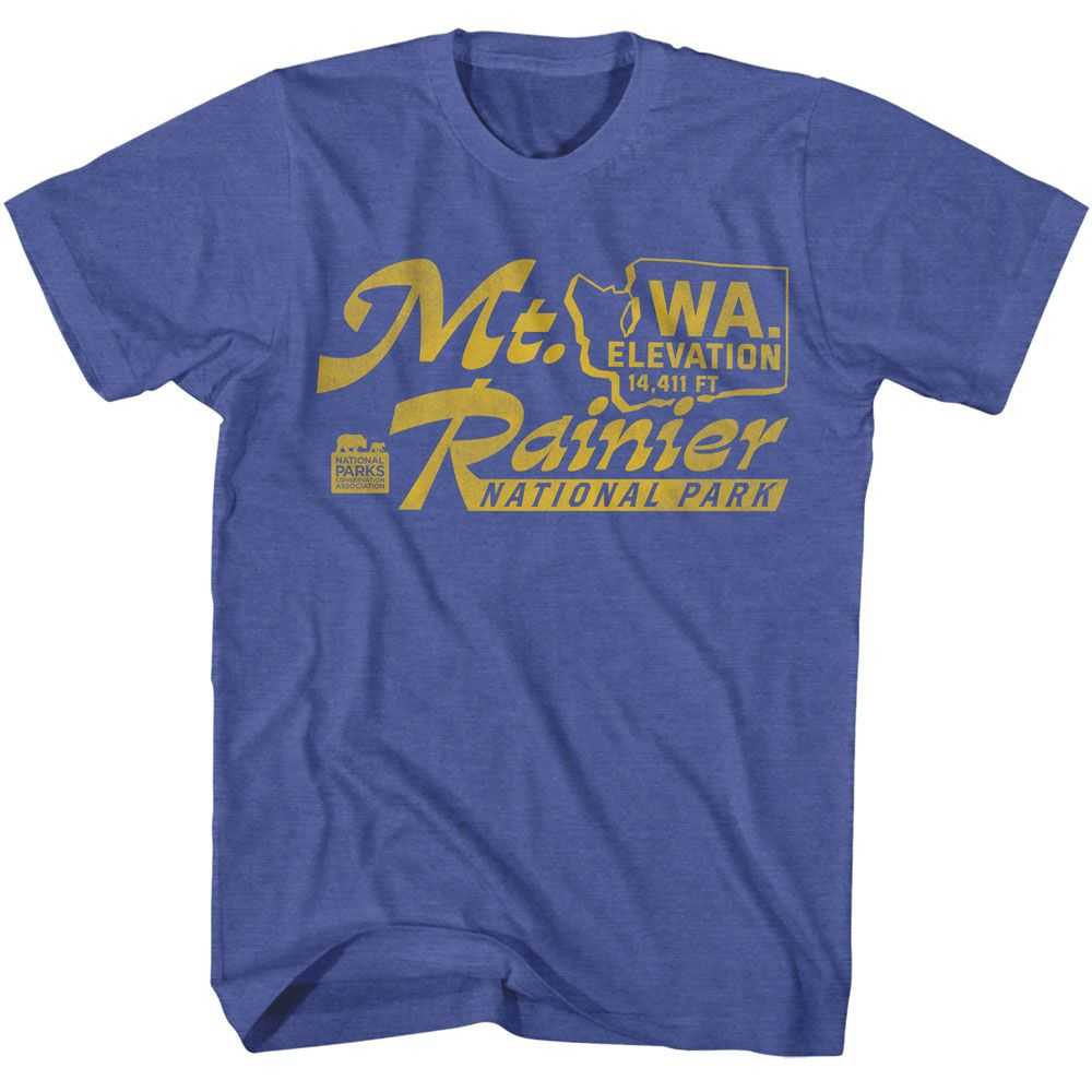 National Parks - MT RANIER ELEVATION Adult Shirt