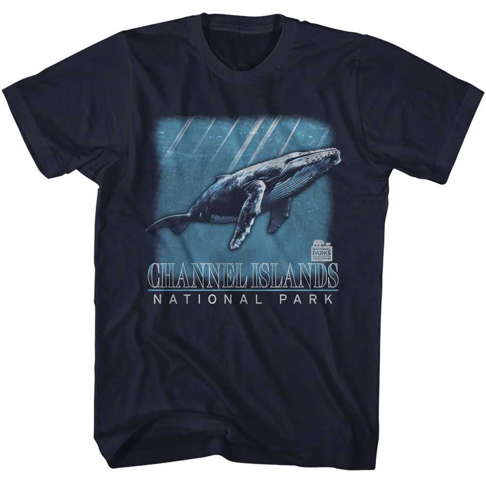 National Parks - CHANNEL ISLANDS WHALE Adult Shirt