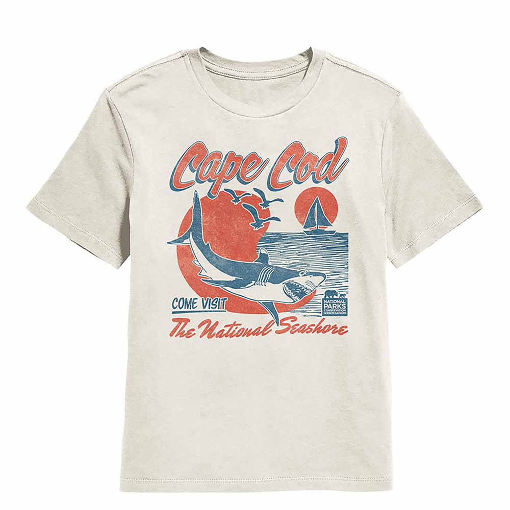 National Parks - NATIONAL SEASHORE SHARK Youth Shirt