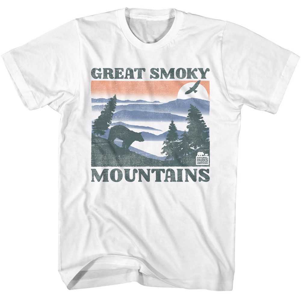 National Parks - GSM BEAR AND MTNS Adult Shirt