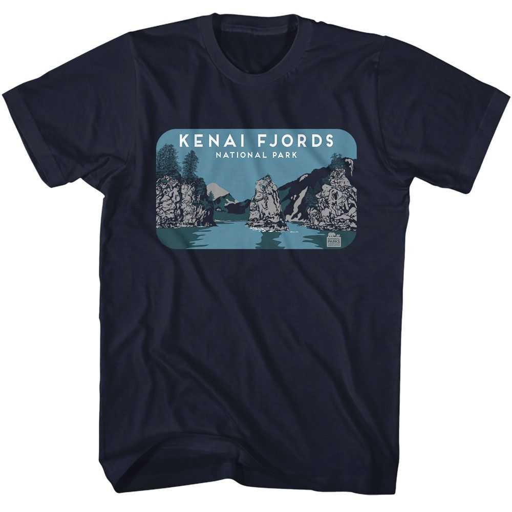 National Parks - KENAI ROCKS Adult Shirt