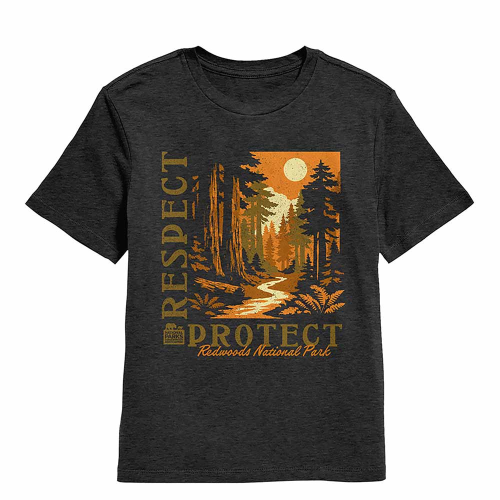 National Parks - RESPECT PROTECT REDWOODS Youth Shirt