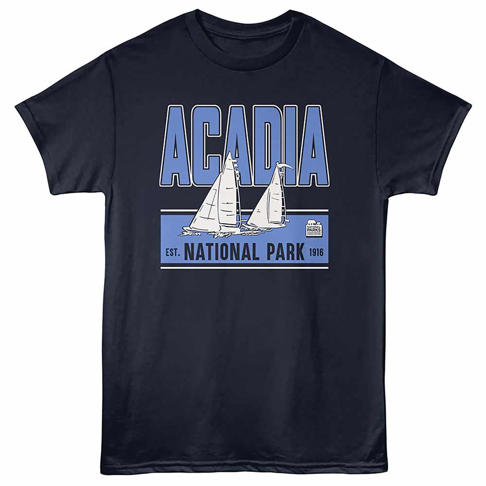 National Parks - SAIL ACADIA Adult Shirt
