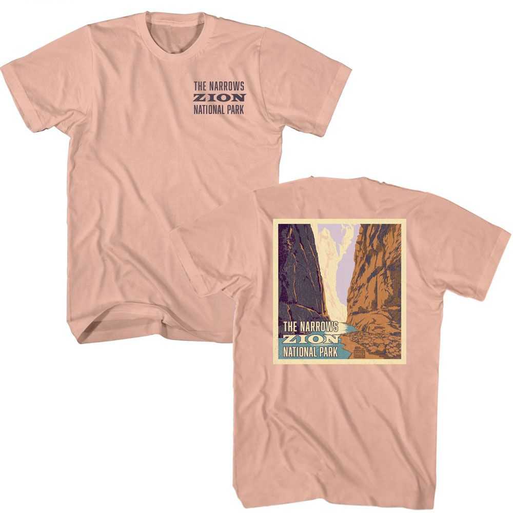 National Parks - ZION NARROWS FRONT BACK Adult Shirt