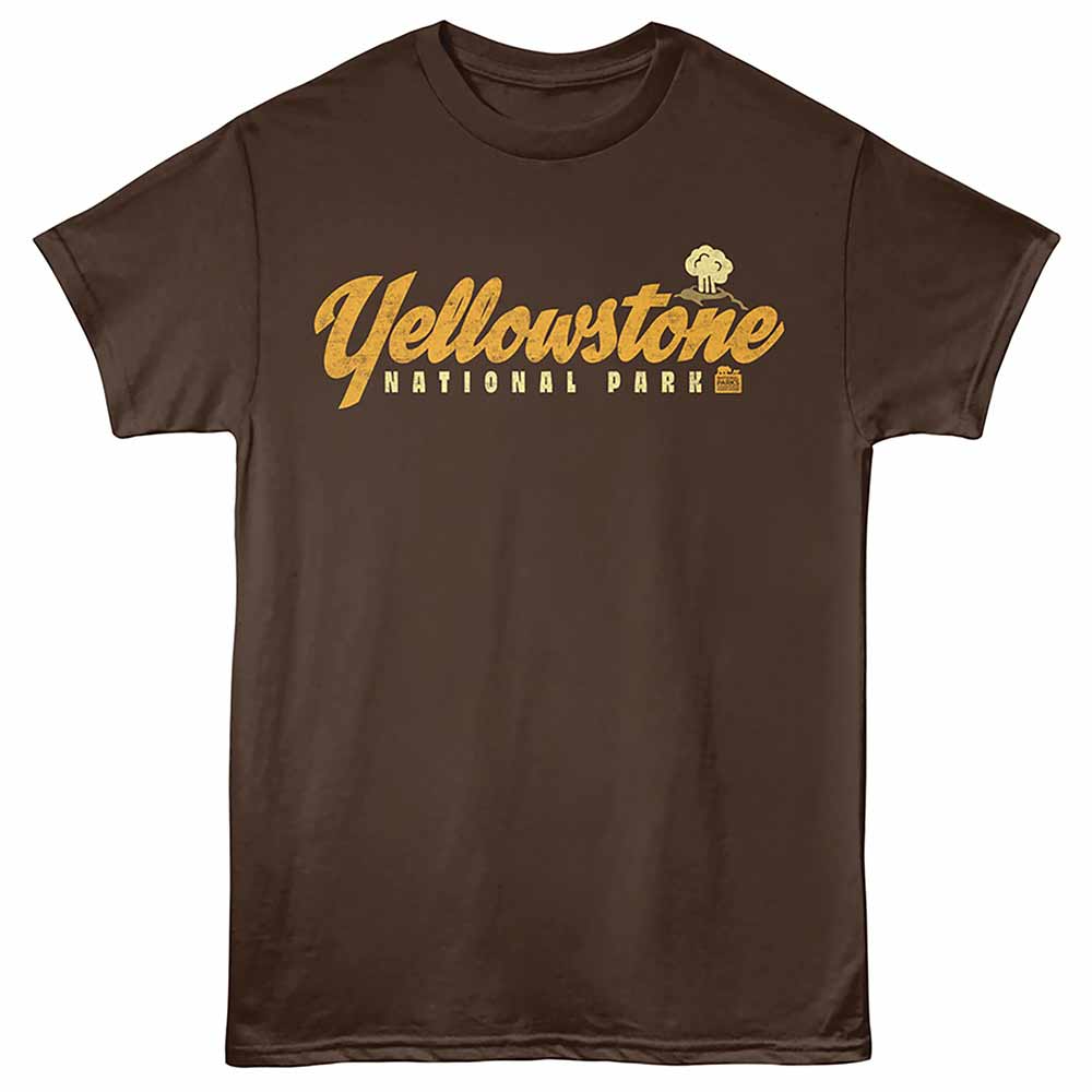 National Parks - YELLOWSTONE GEYSER Adult Shirt