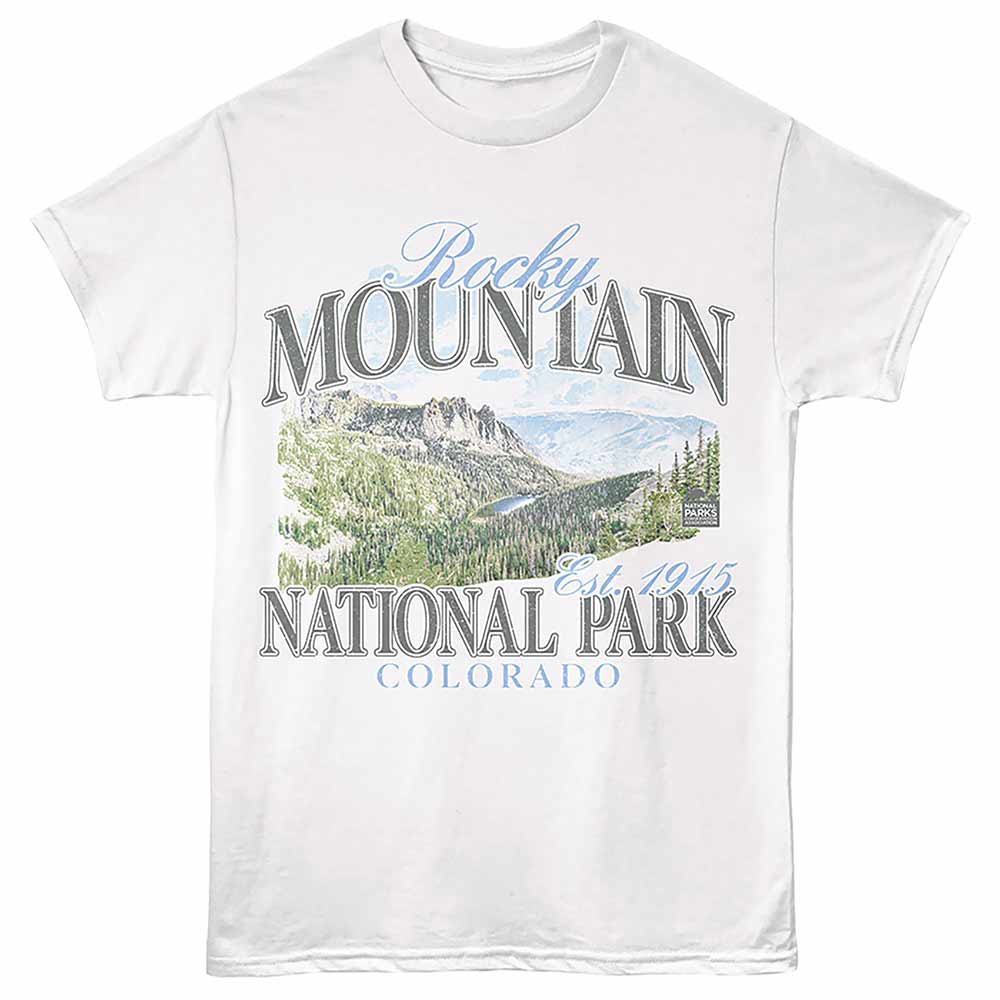 National Parks - ROCKY MOUNTAIN LANDSCAPE Adult Shirt