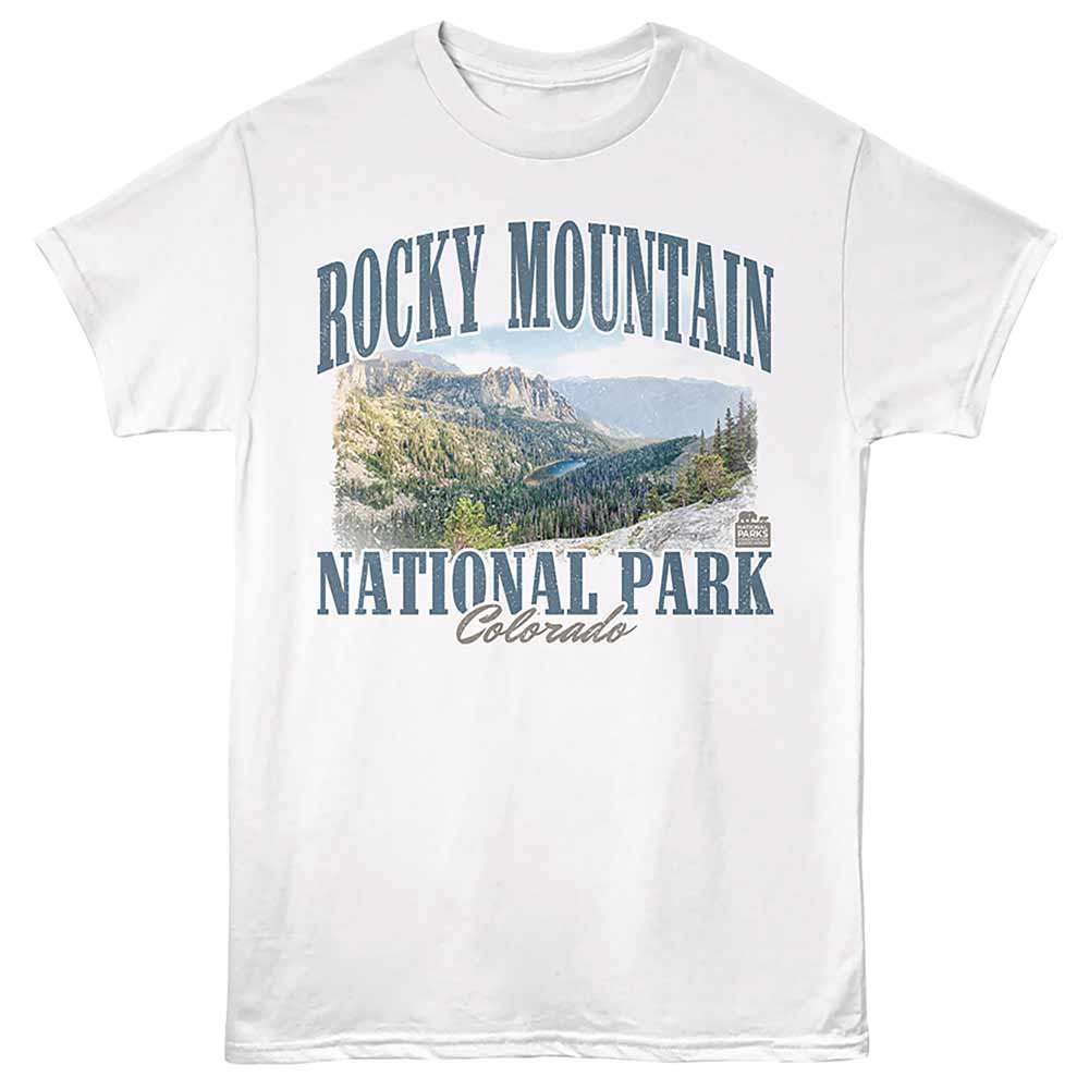 National Parks - ROCKY MOUNTAIN LANDSCAPE Adult Shirt