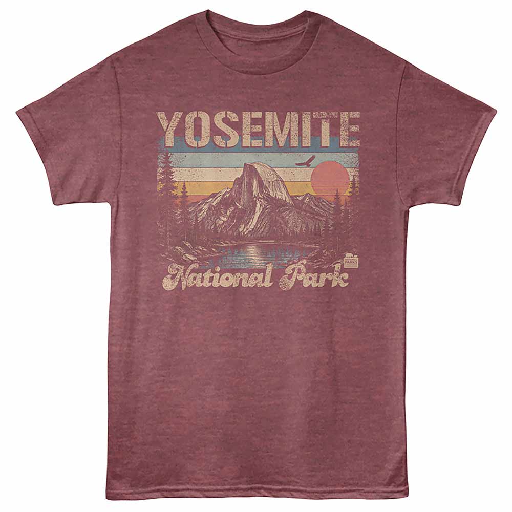 National Parks - RETRO YOSEMITE Adult Shirt