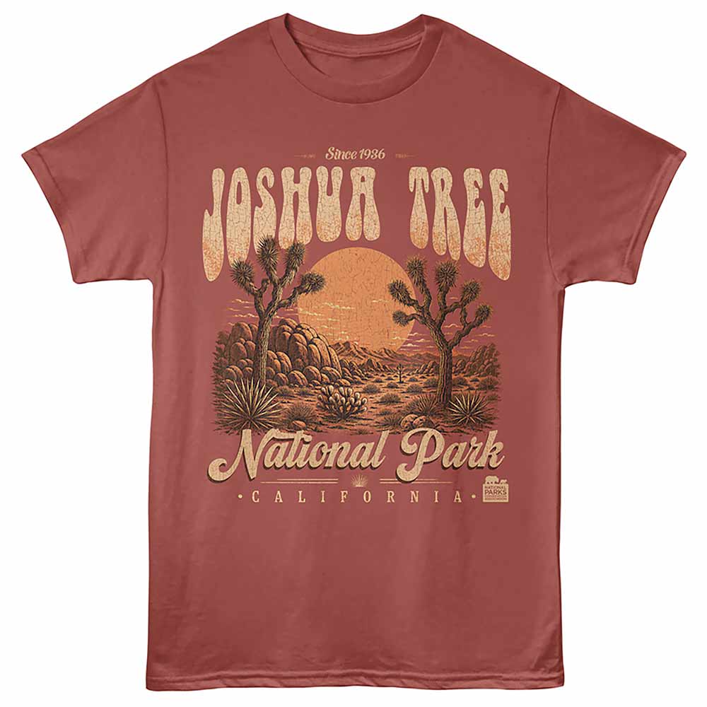 National Parks - SUNSET JOSHUA TREES Adult Shirt