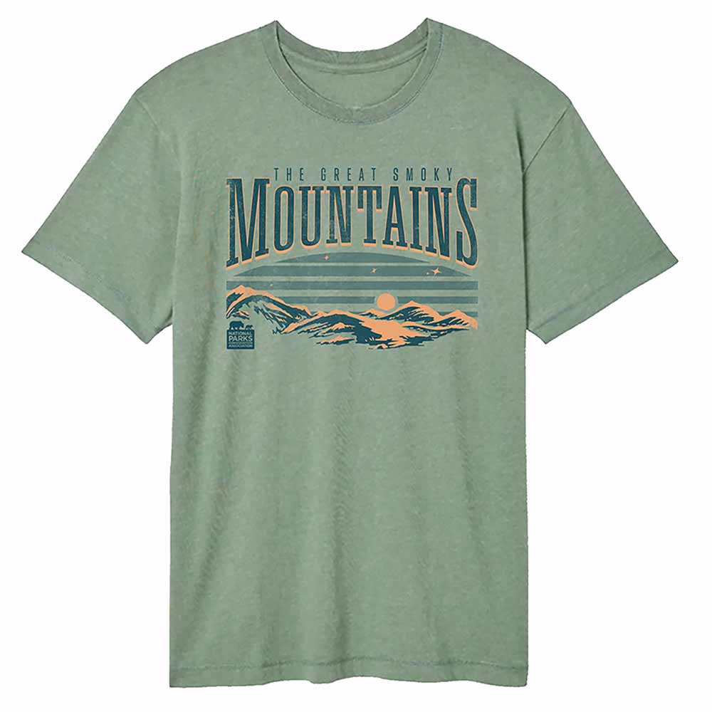 National Parks - SMOKY MOUNTAINS SUNSET Adult Shirt
