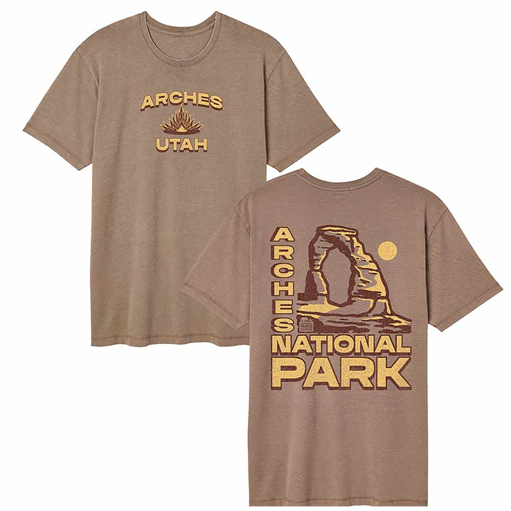 National Parks - ARCHES TWO COLOR Adult Shirt
