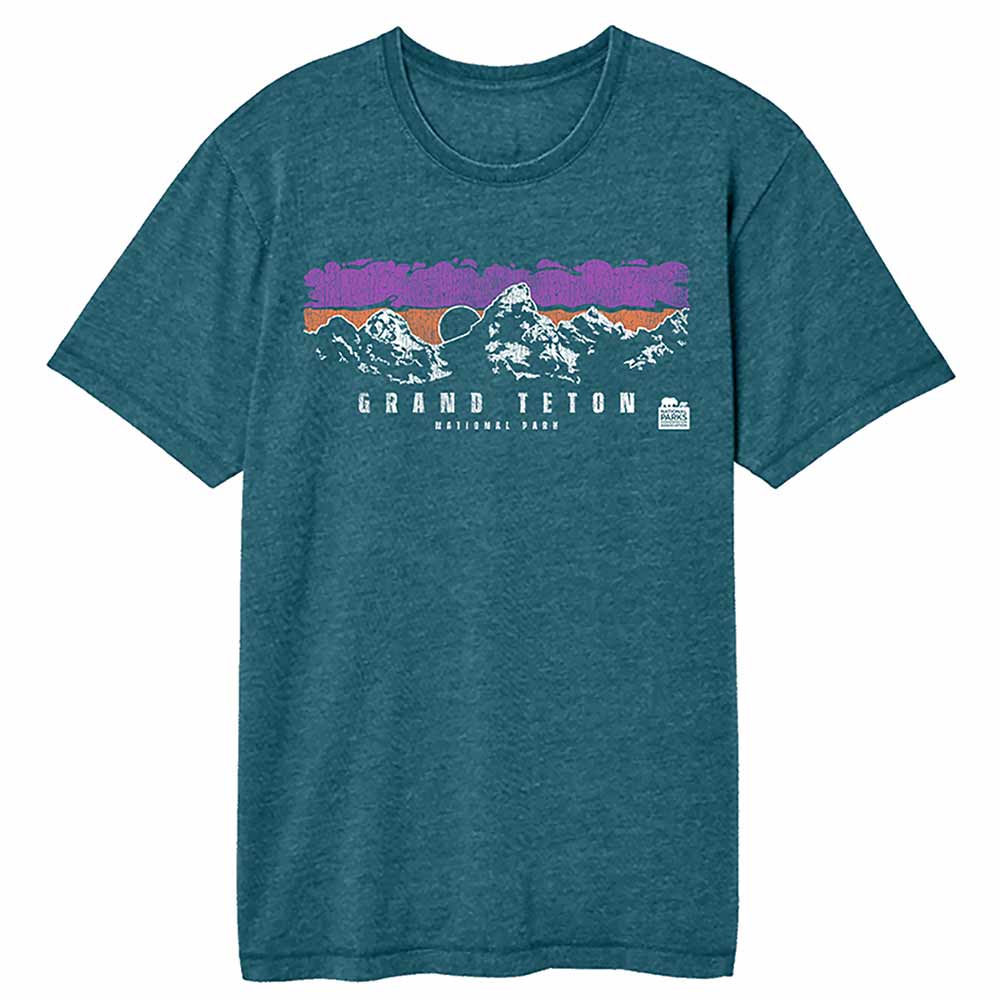 National Parks - GRAND TETON SUNSET Adult Shirt