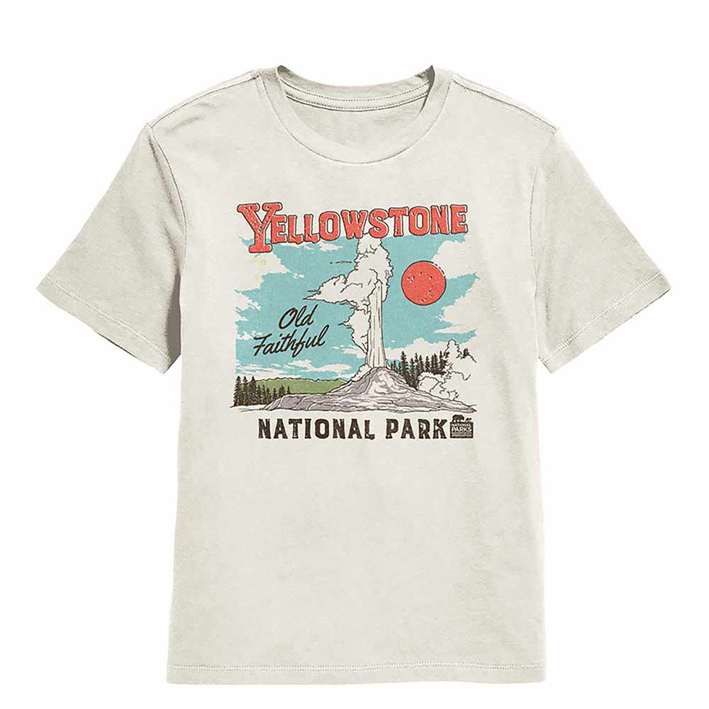 National Parks - YELLOWSTONE ILLUSTRATION Youth Shirt
