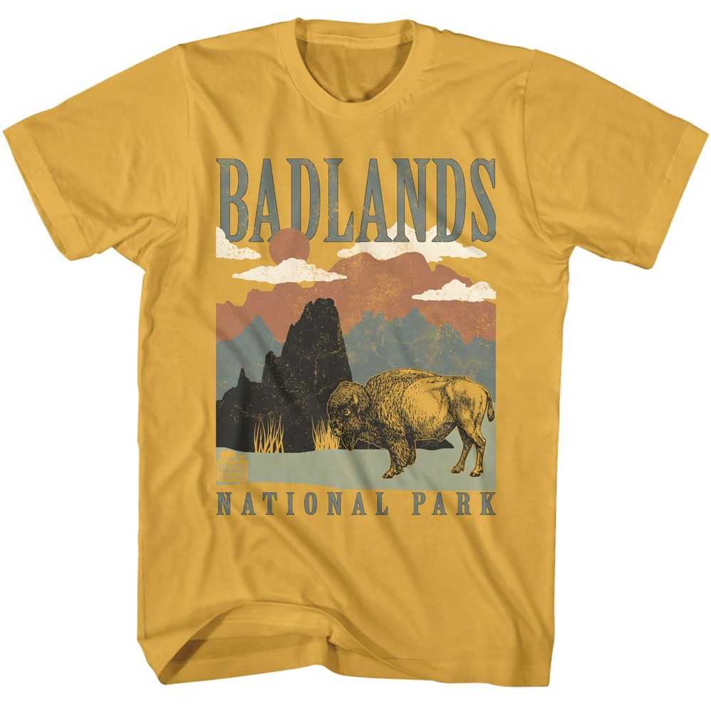 National Parks - BADLANDS LANDSCAPE RECOLOR Adult Shirt