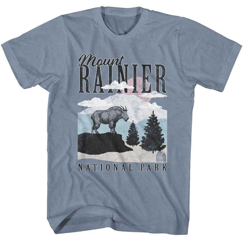 National Parks - RANIER MINIMALIST LANDSCAPE Adult Shirt