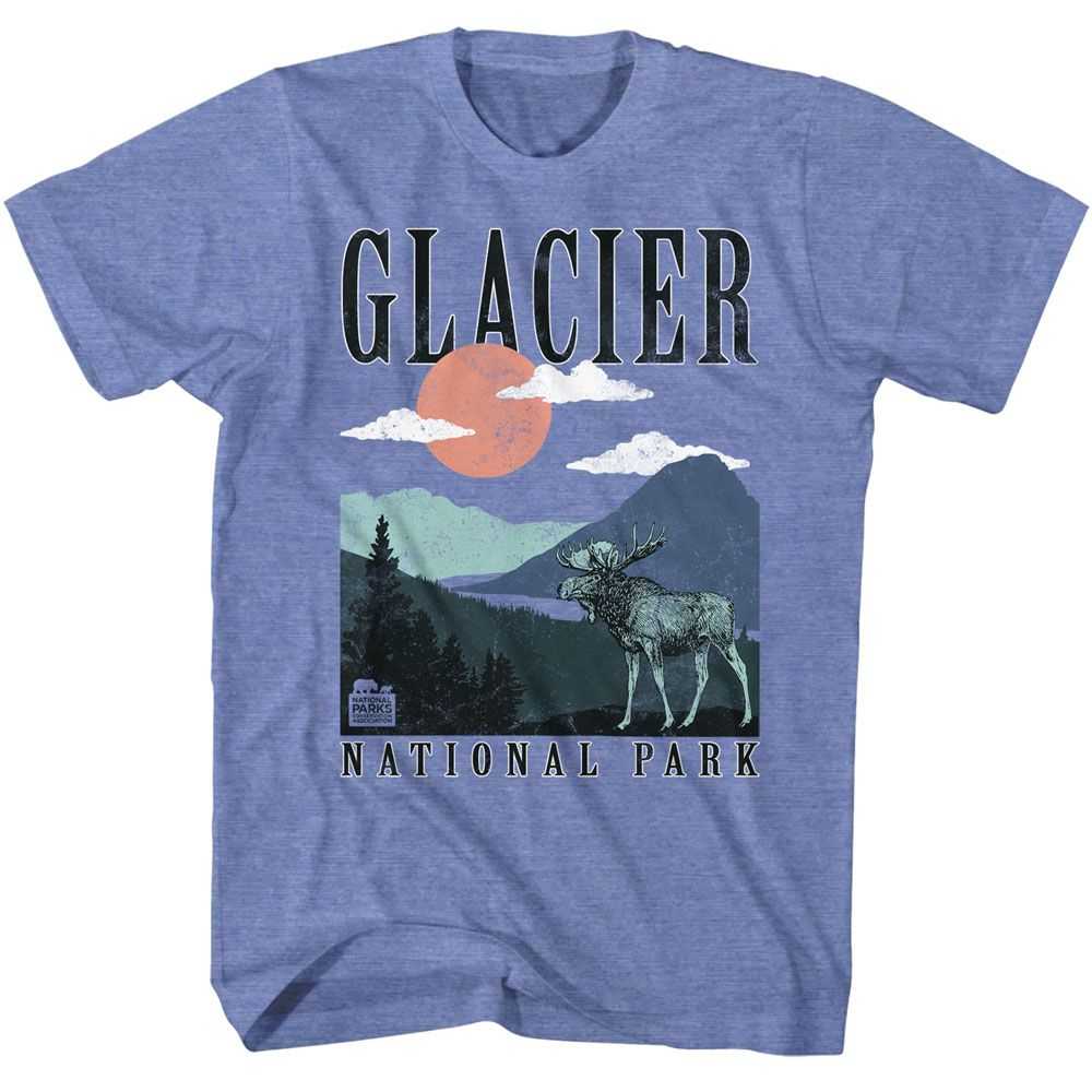 National Parks - GLACIER NATIONAL PARK Adult Shirt