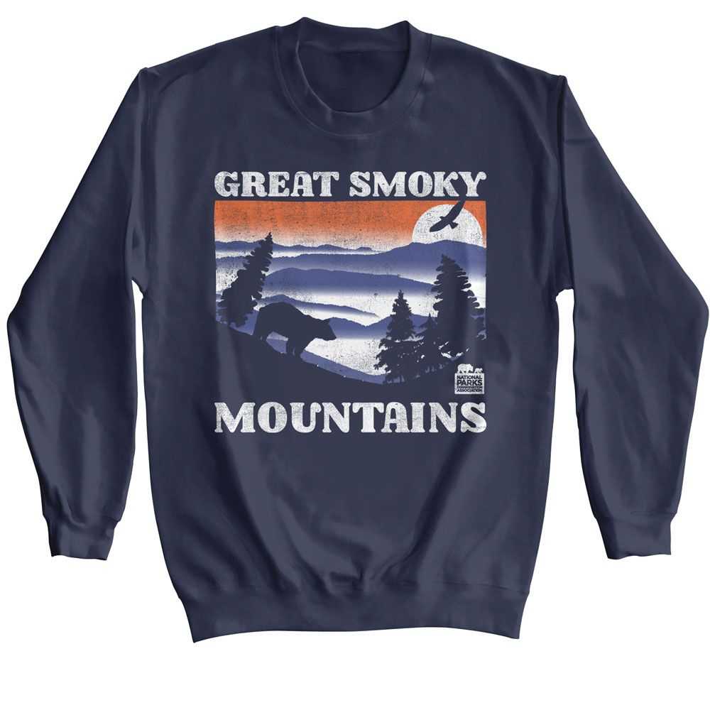 National Parks - GSM BEAR AND MTNS DARK Adult Shirt