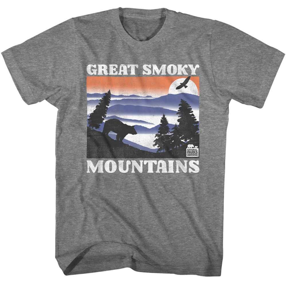 National Parks - GSM BEAR AND MNTNS LIGHT Adult Shirt