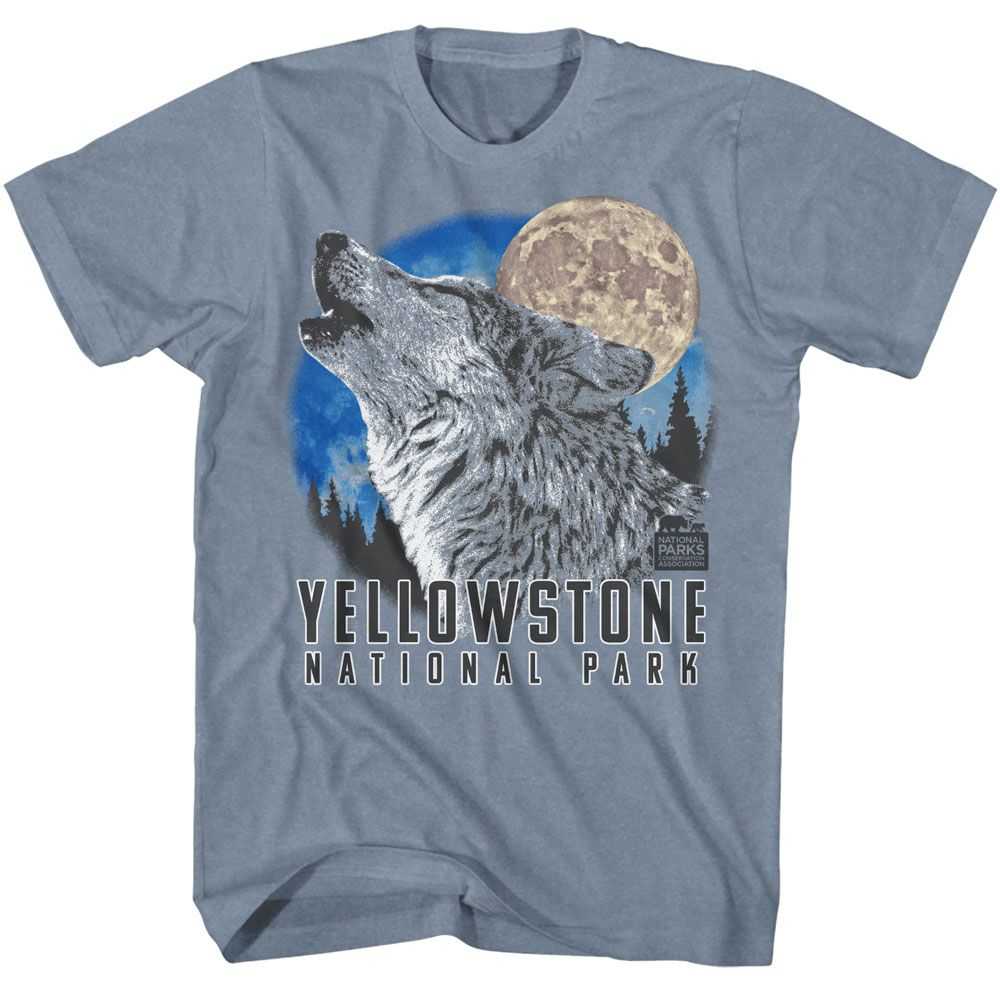 National Parks - YNP HOWLING WOLF Adult Shirt