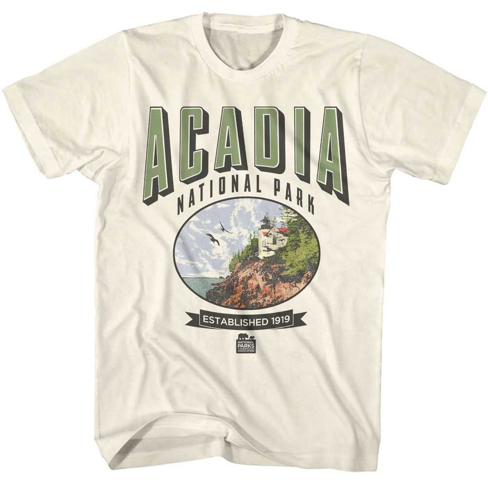 National Parks - ACADIA OVAL EST 1919 Adult Shirt