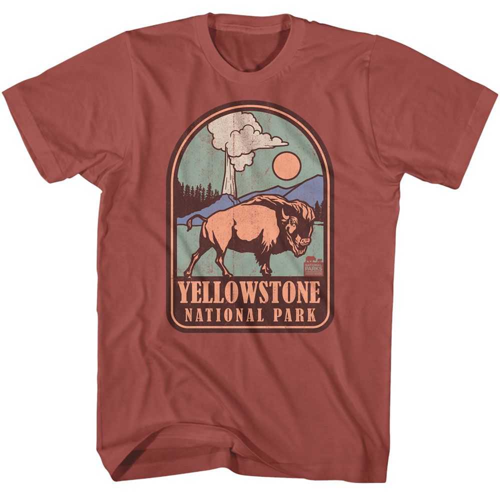 National Parks - YELLOWSTONE BADGE Adult Shirt