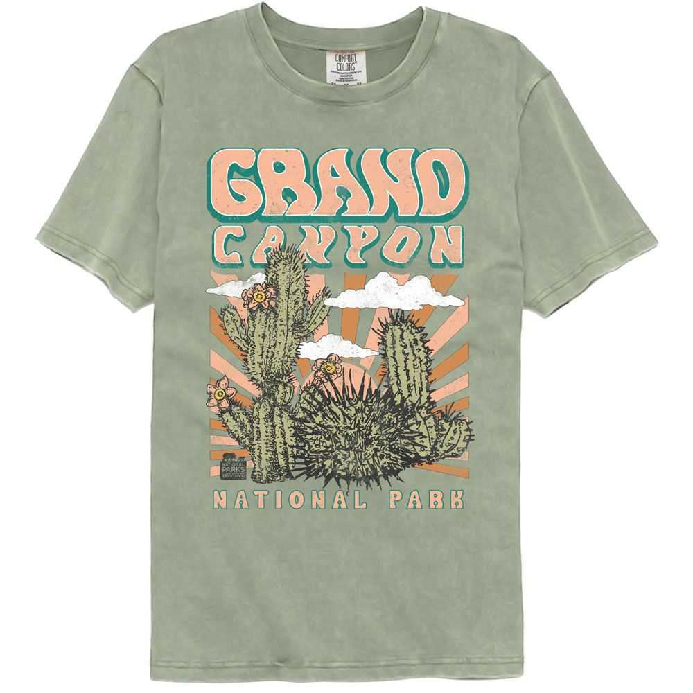 National Parks - GRAND CANYON CACTUS Adult Shirt