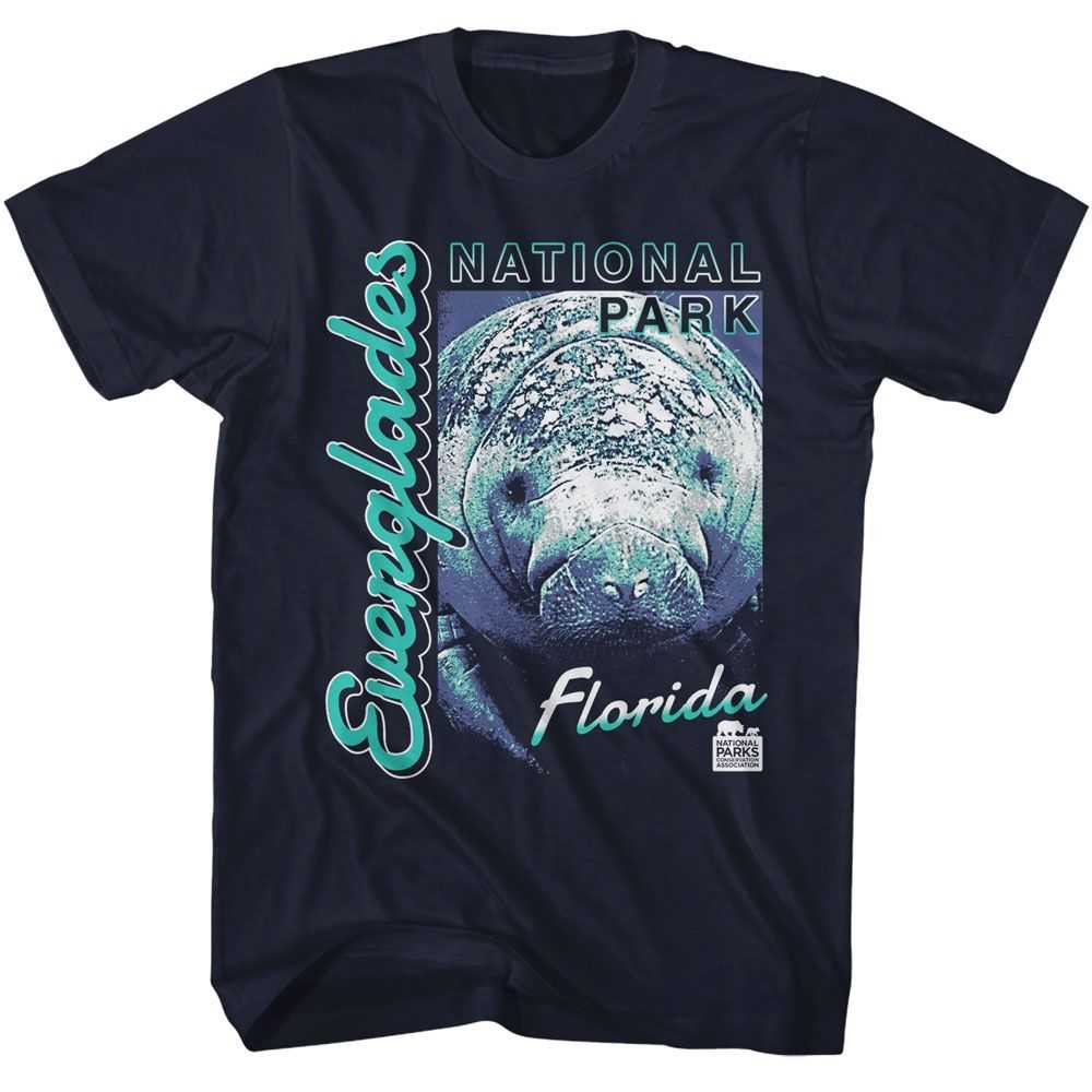 National Parks - EVERGLADES MANATEE Adult Shirt